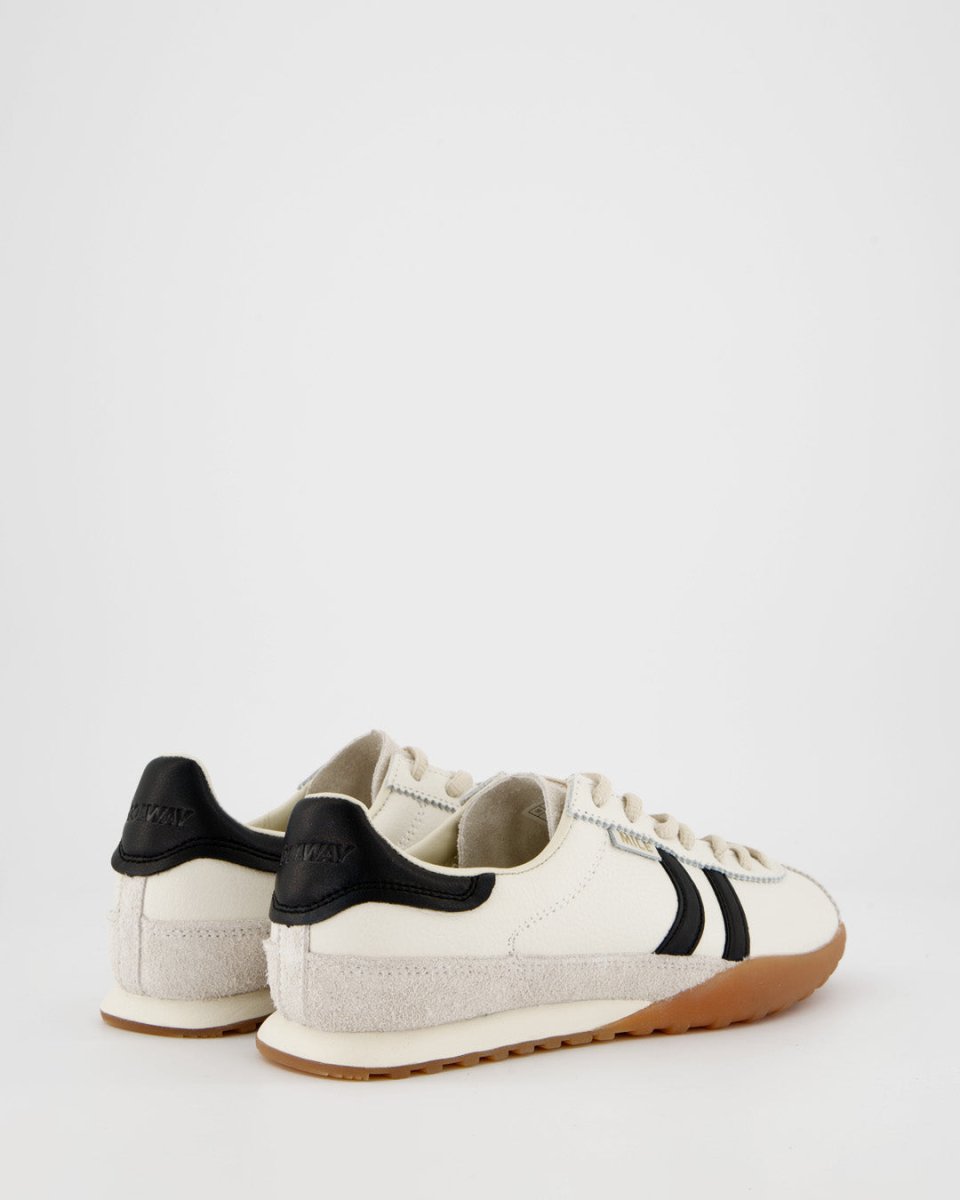Mile White Leather