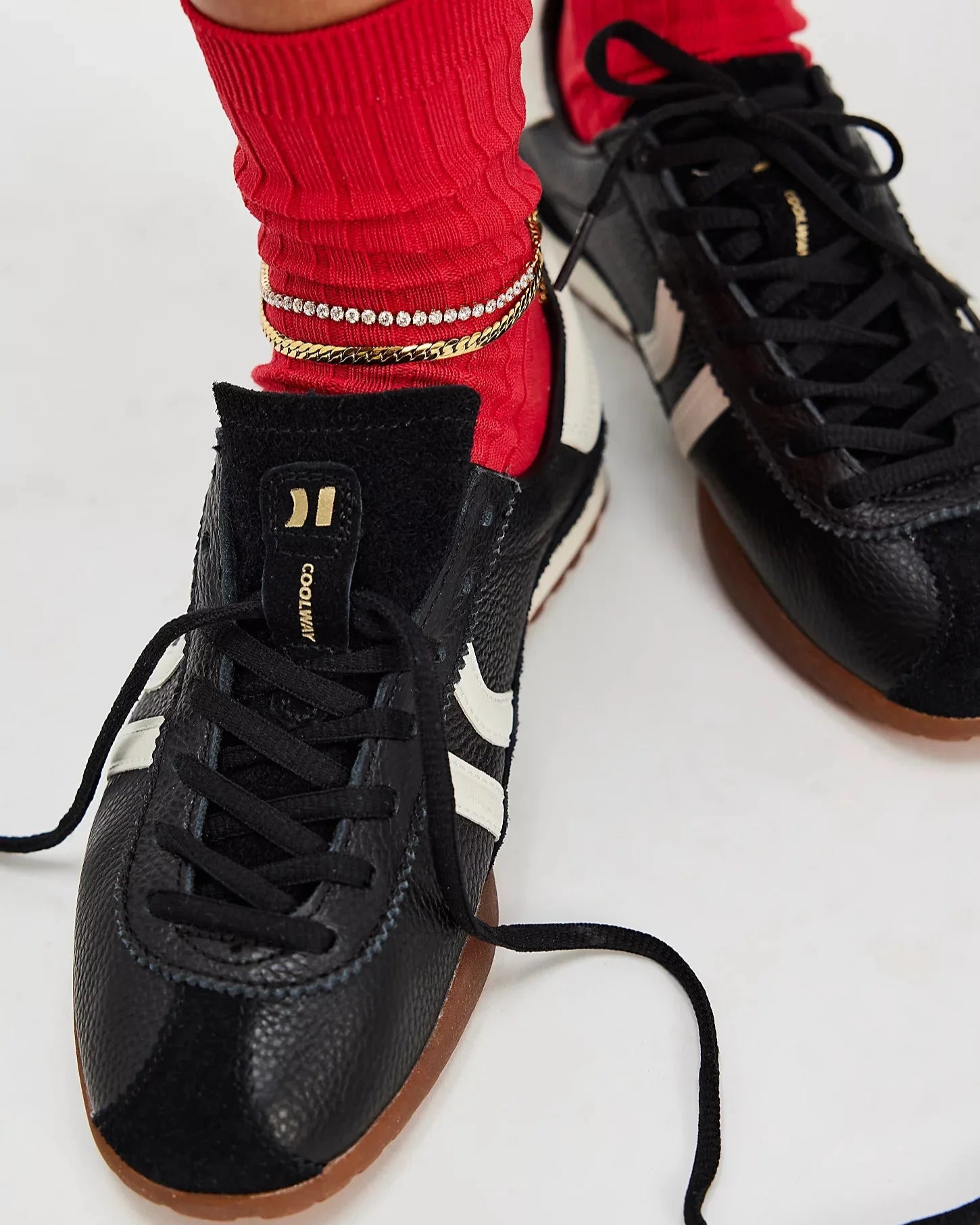 Mile Black Leather