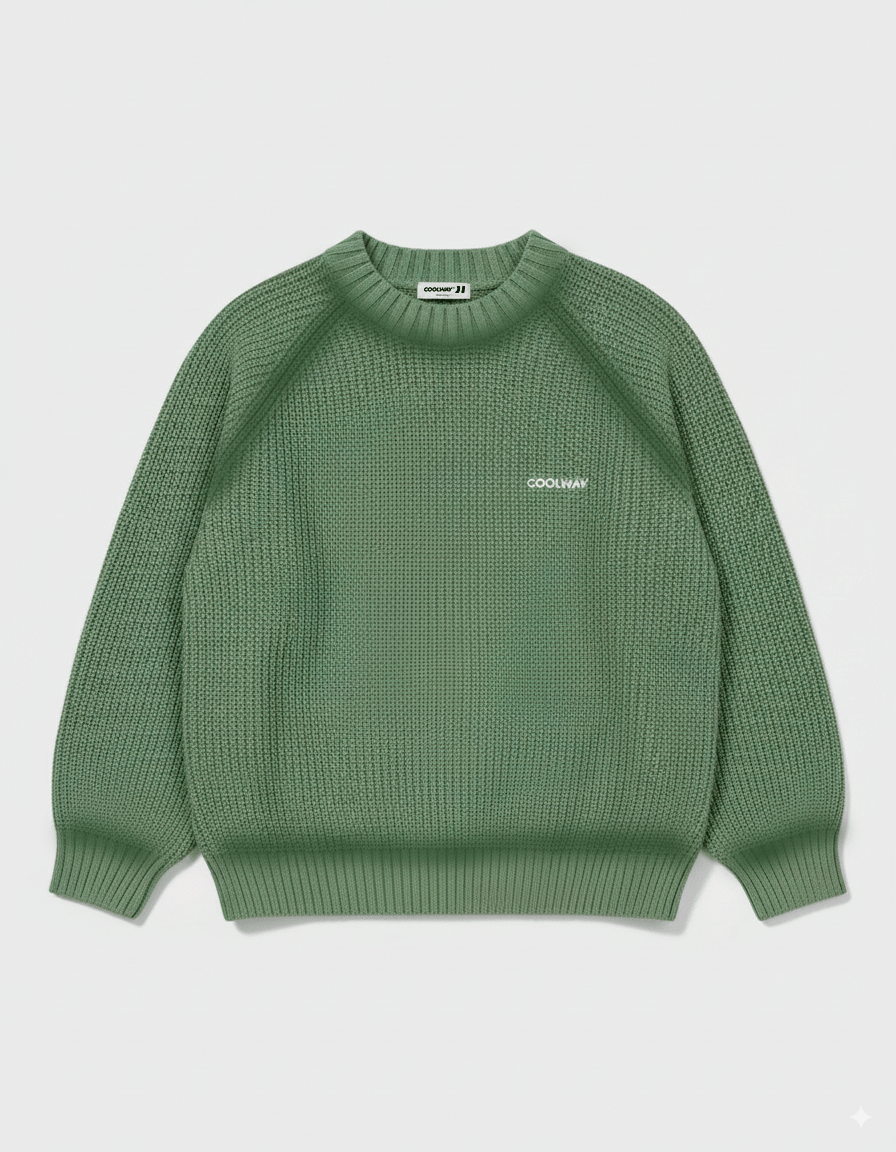 Green Knit Sweater