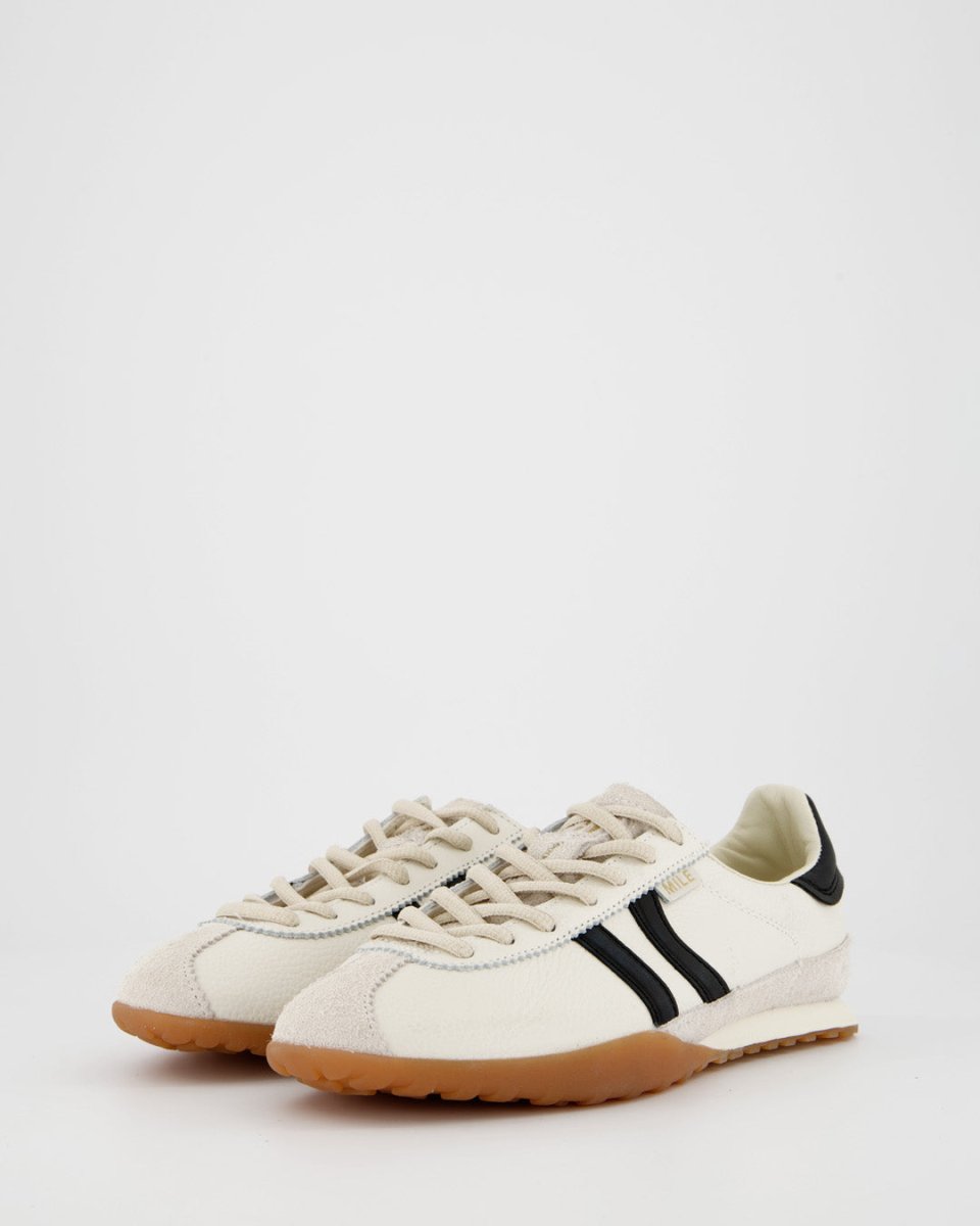 Mile White Leather