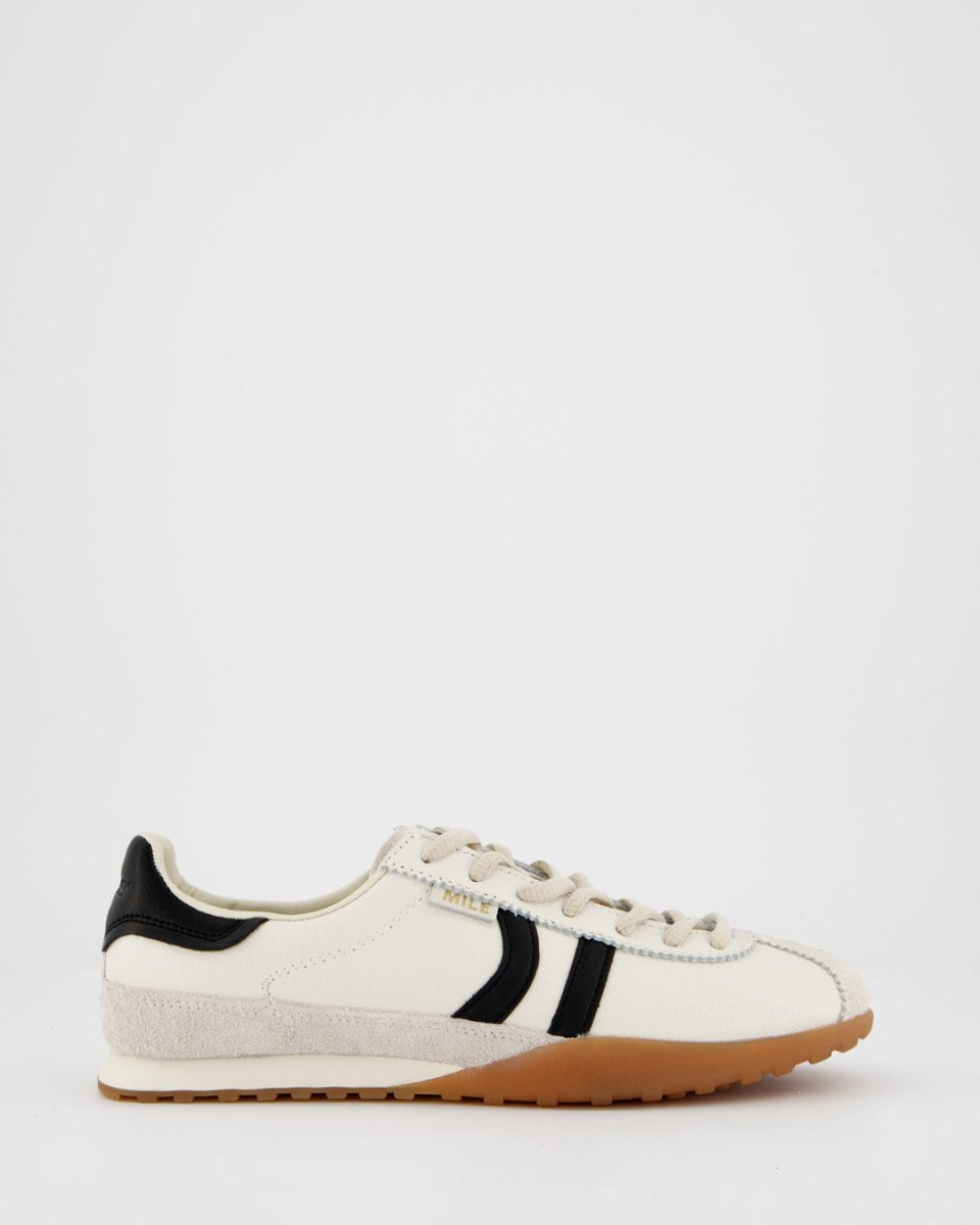 Mile White Leather
