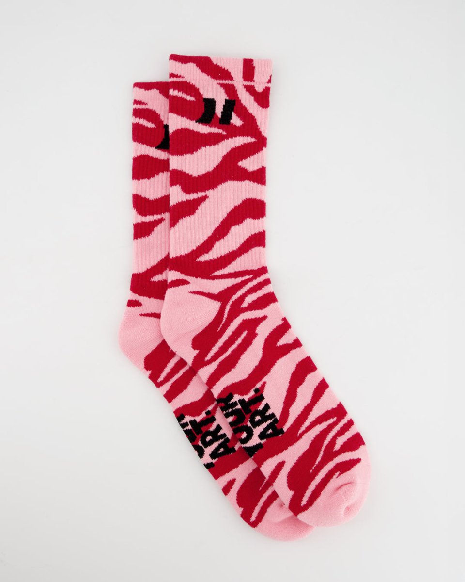 Zebra Red Socks