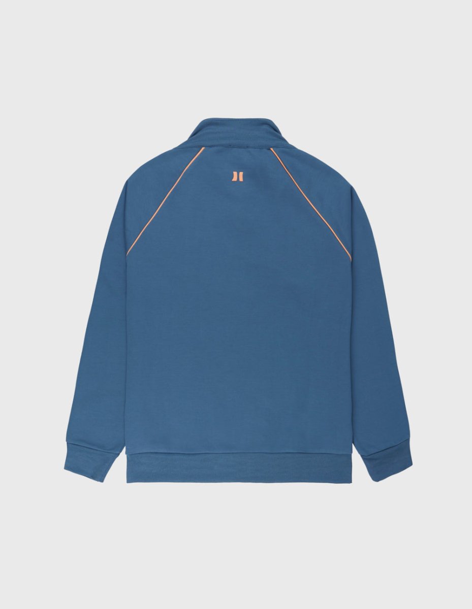 Indigo Blue Track-jacket