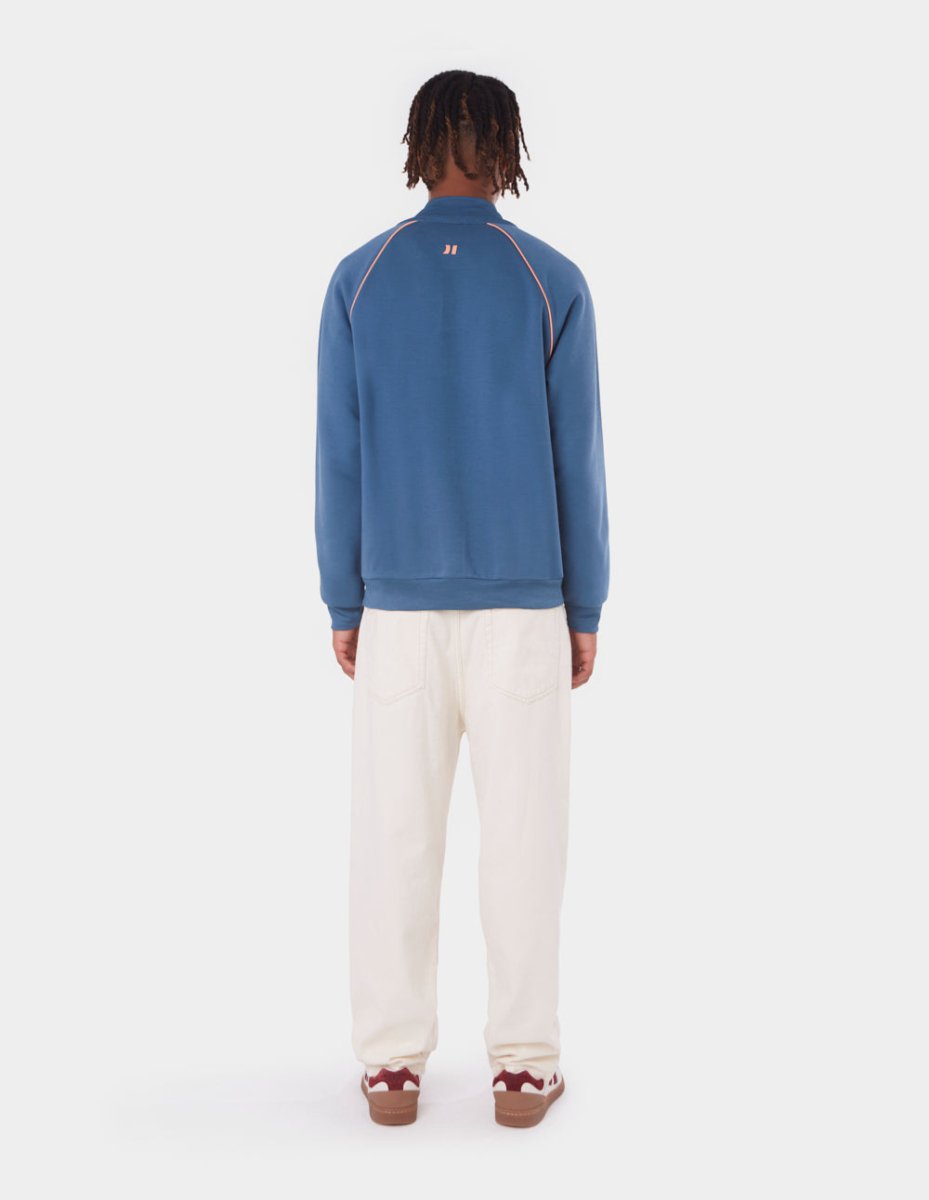 Indigo Blue Track-jacket